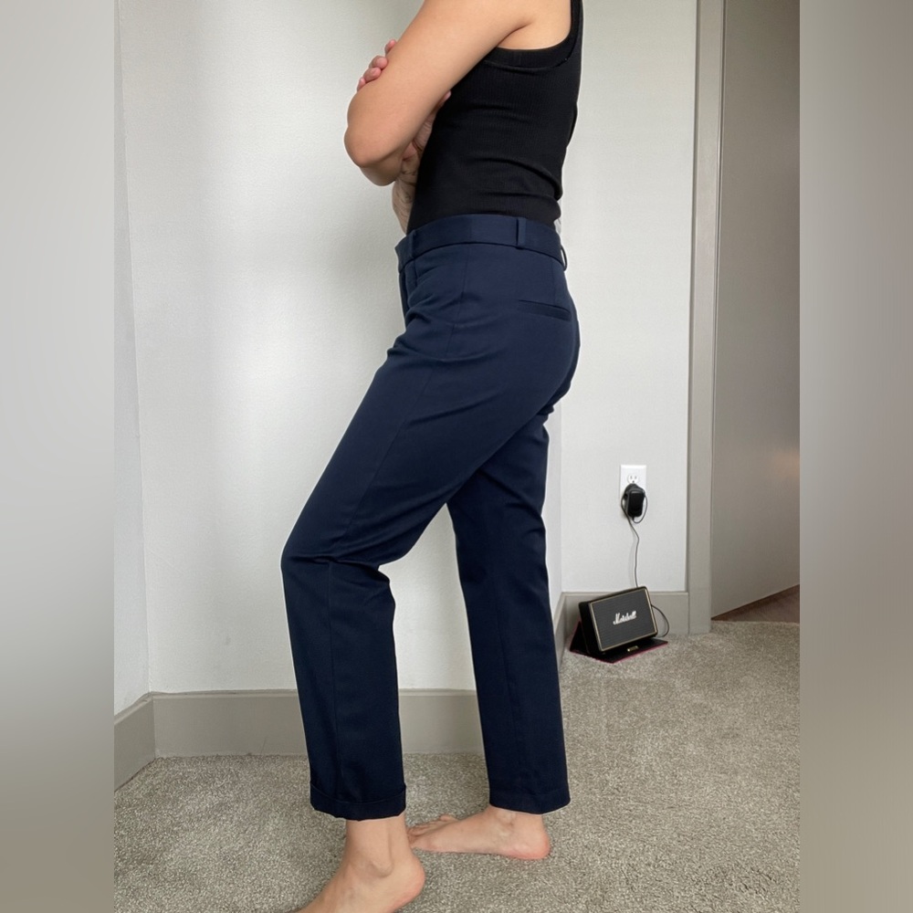 Banana Republic Navy Straight Leg Pants